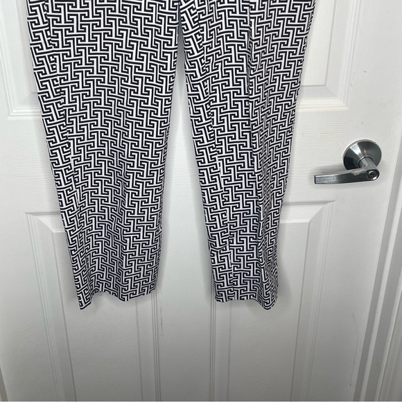 Swing Control Ankle Golf Pants Tummy Control Geometric Athleisure Greek Key 6 - Picture 4 of 13